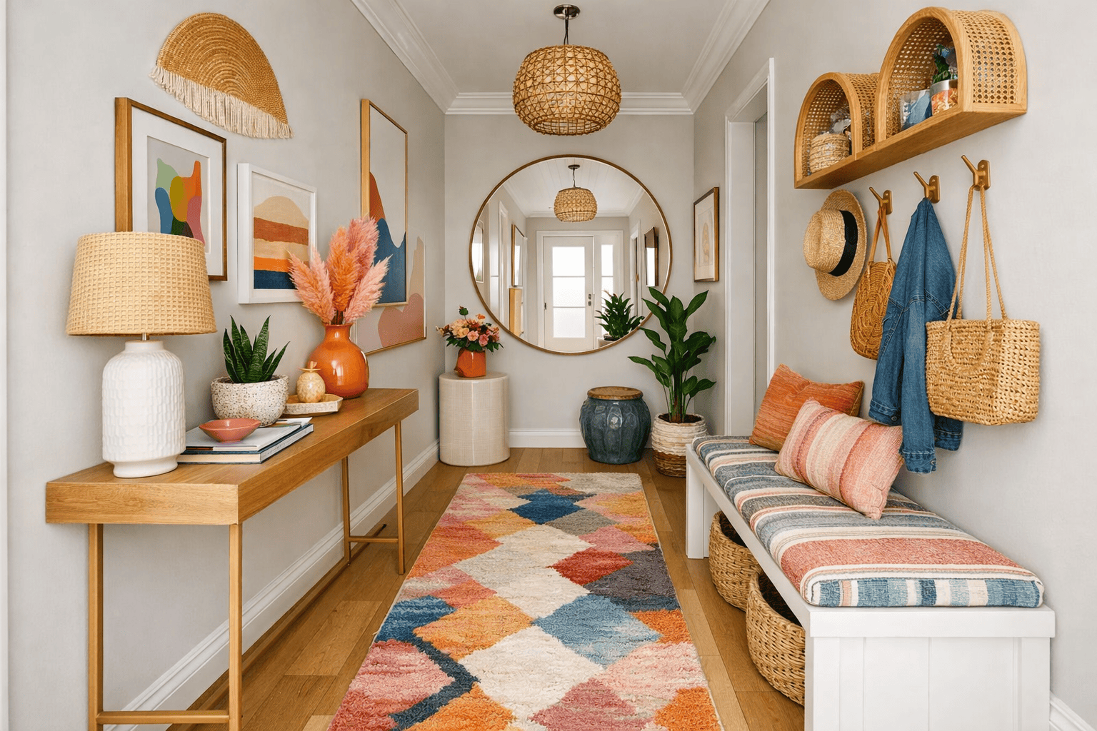 9 Narrow Entryway Decor Ideas That Feel Open and Stylish 🚪