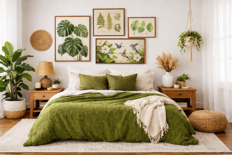 Modern Boho Bedroom: Trendy Home Decor
