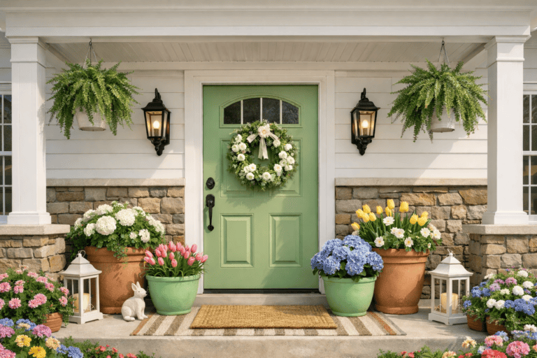 Front Porch Decor Spring 2026: 22 Fresh & Budget-Friendly Ideas to Copy 🌸🌿