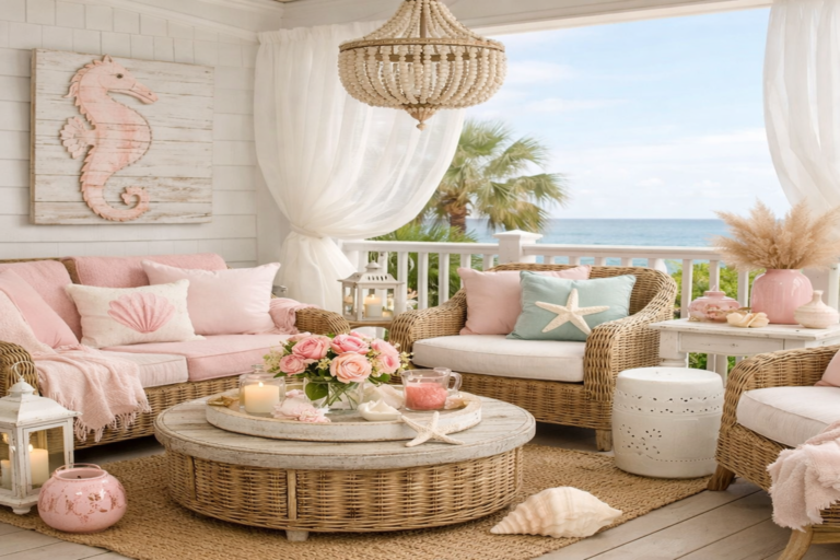 Spring Porch Decor Pink Ideas for a Soft Romantic Look