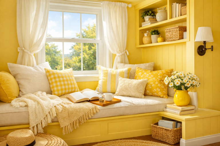 Colorful Alcove Reading Nook Ideas