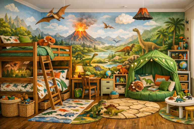 Dinosaur Kids Bedroom Ideas for Boys