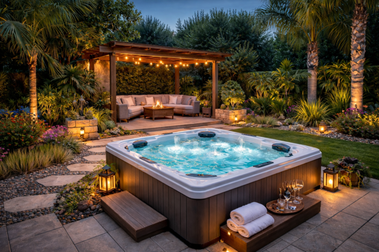 backyard jacuzzi ideas