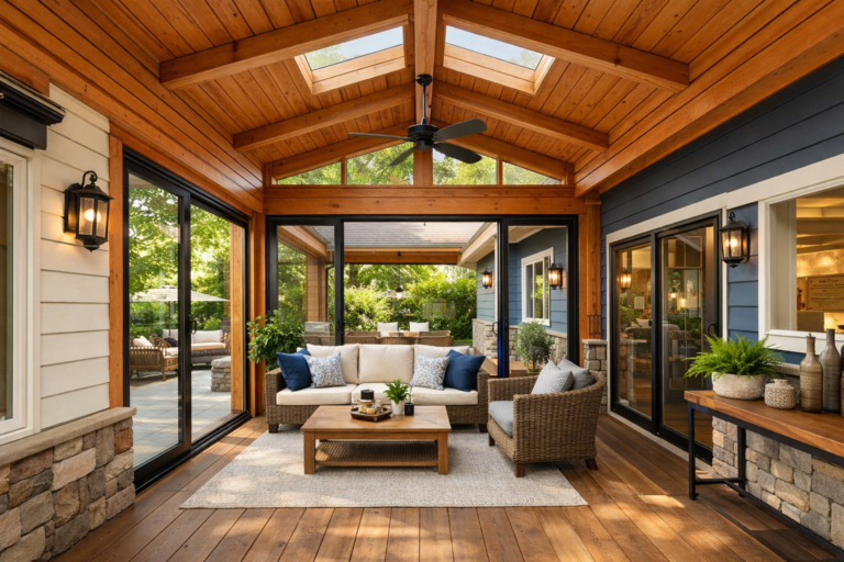 9 Small Enclosed Patio Turned Into a Sunroom ☀️