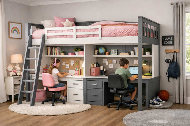 Kids Bedroom Ideas With Study Tables