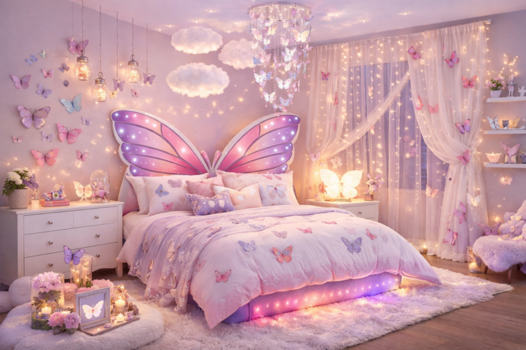 butterfly bed design ideas