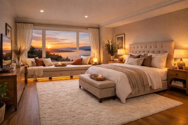 Large Master Bedroom Ideas with Sitting Area