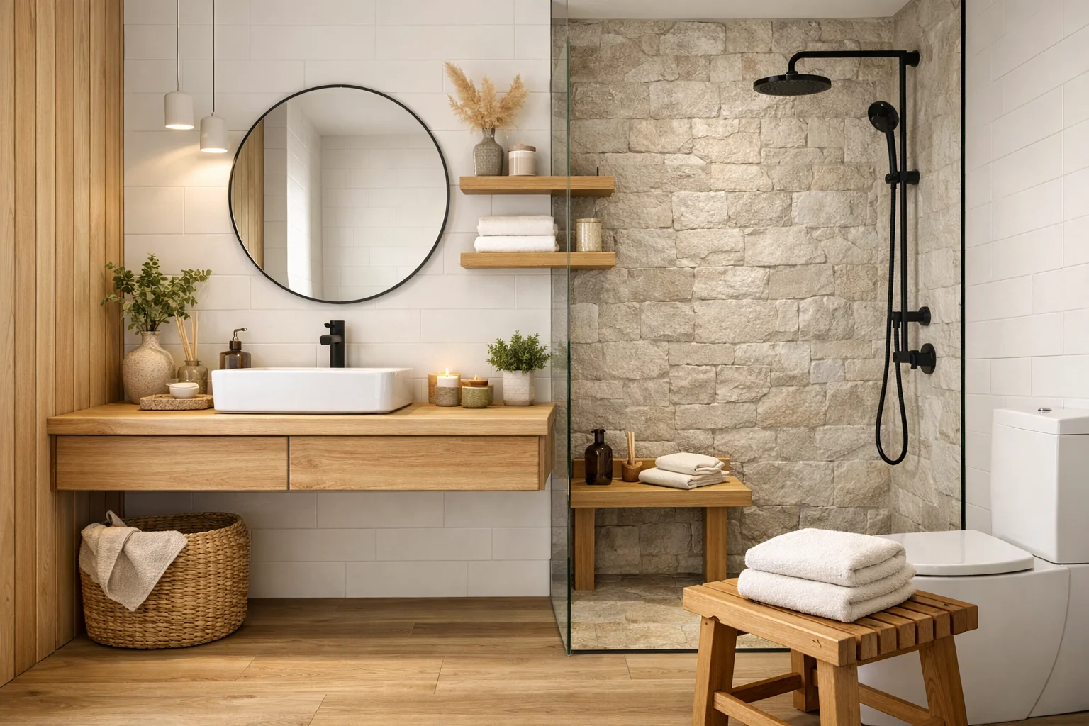 10+ Walk-In Shower Bathroom Remodel Ideas for Small Bathrooms ๐ฟ