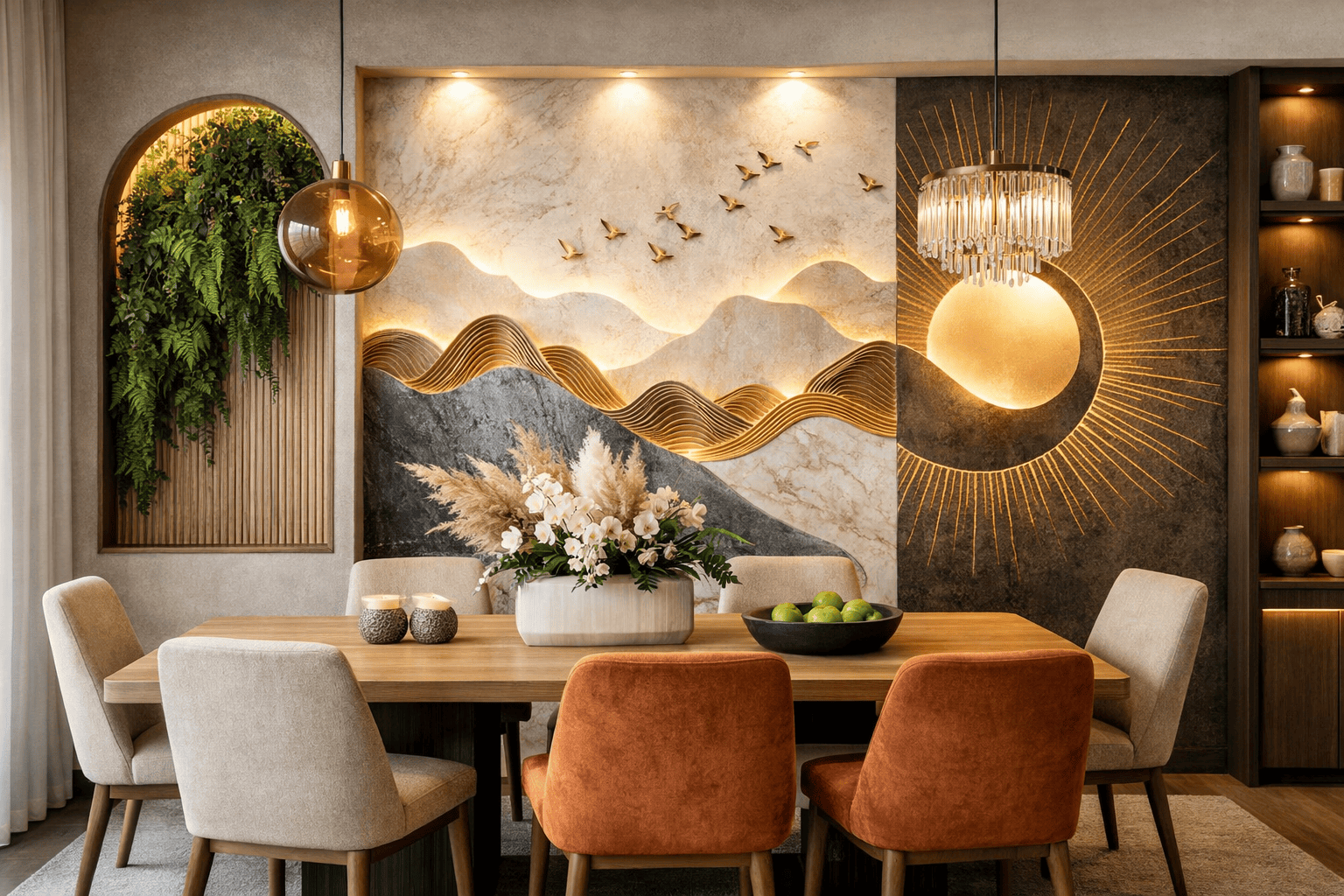🌟 10 Dining Area Wall Designs That Transform Ordinary Spaces