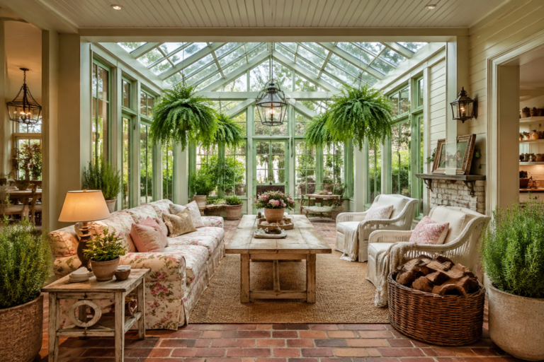 sunrooms in the middle of the house