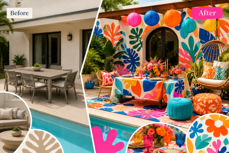 Matisse-inspired pool party