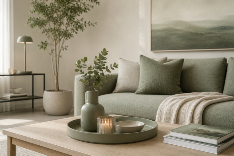 cozy minimalist living room