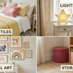 yellow and pink kids bedroom ideas