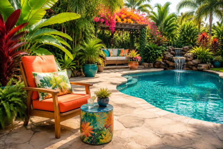 Modern Tropical Pool Ideas