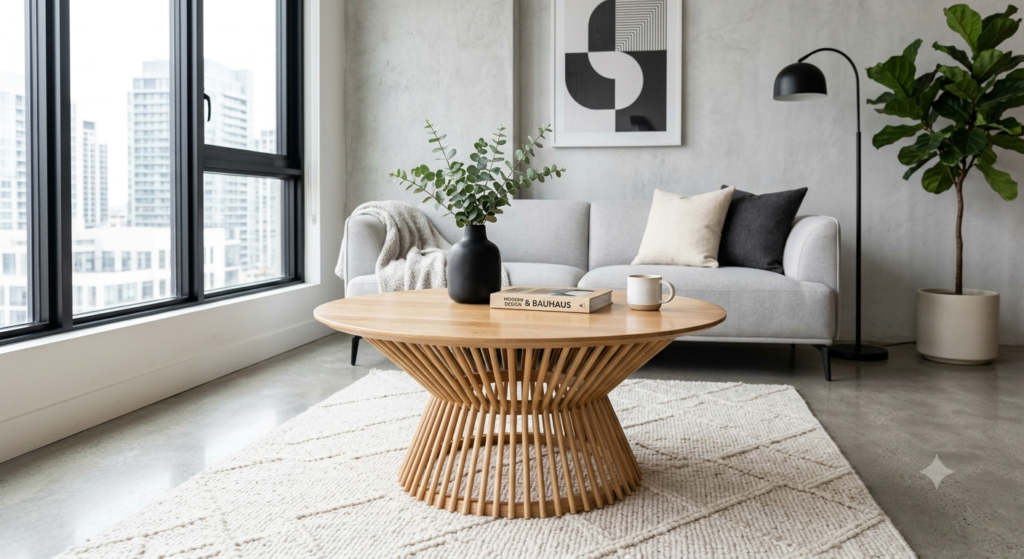 DIY Dowel Coffee Table