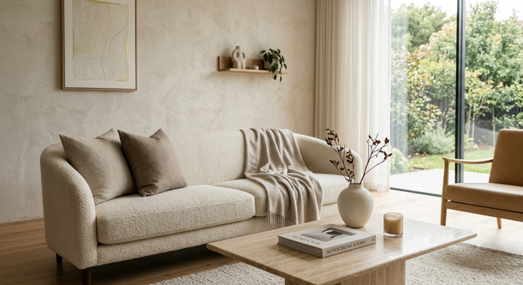 minimalist luxury living room