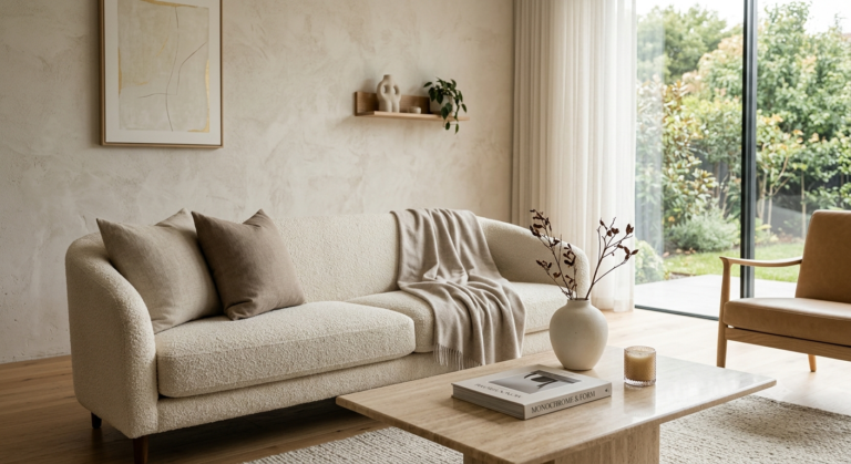 minimalist luxury living room