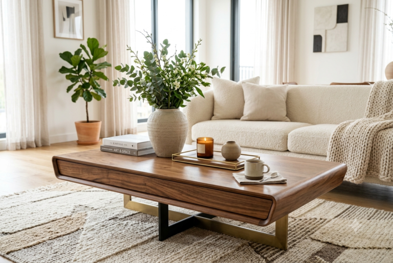 .The coffee table