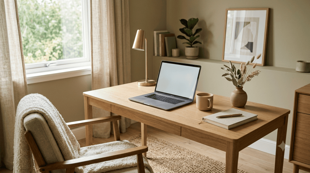 Cozy office space ideas 1