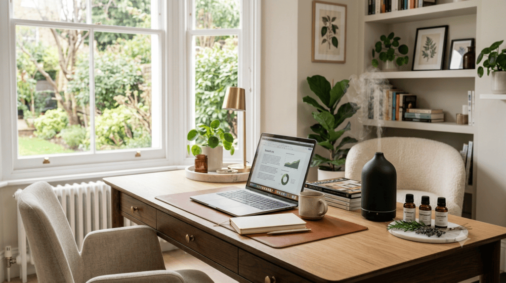 Cozy office space ideas 6