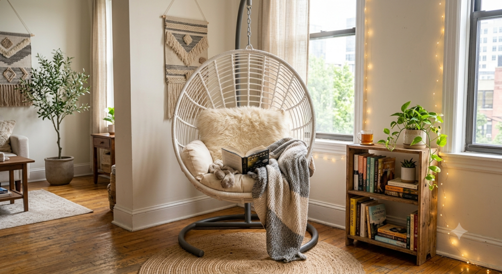 cozy reading chair