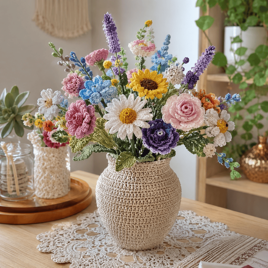 Crochet Flowers8