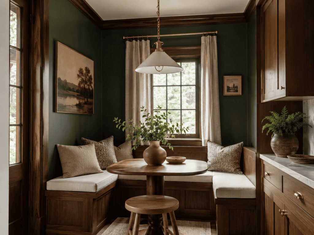 Moody Breakfast Nook Ideas