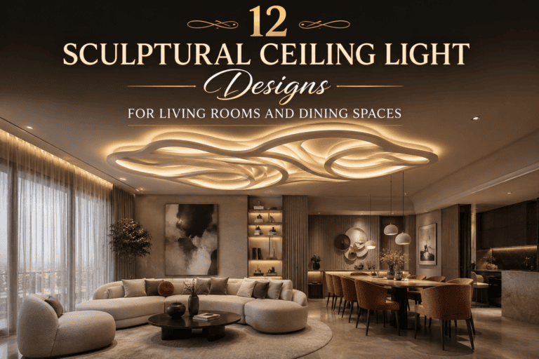 Sculptural Ceiling Light