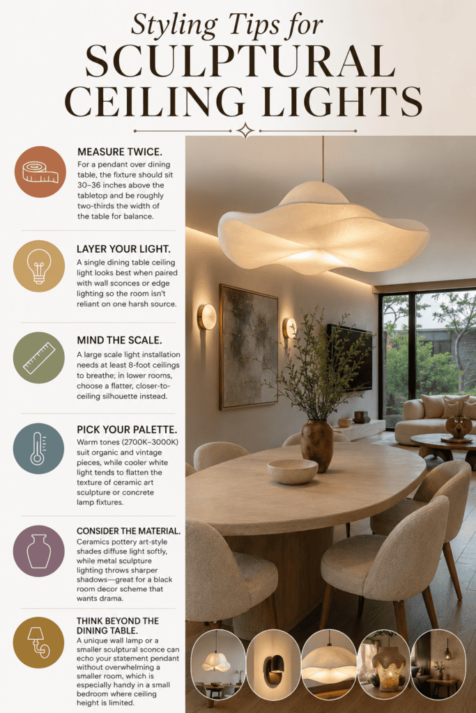 Sculptural Ceiling Light13
