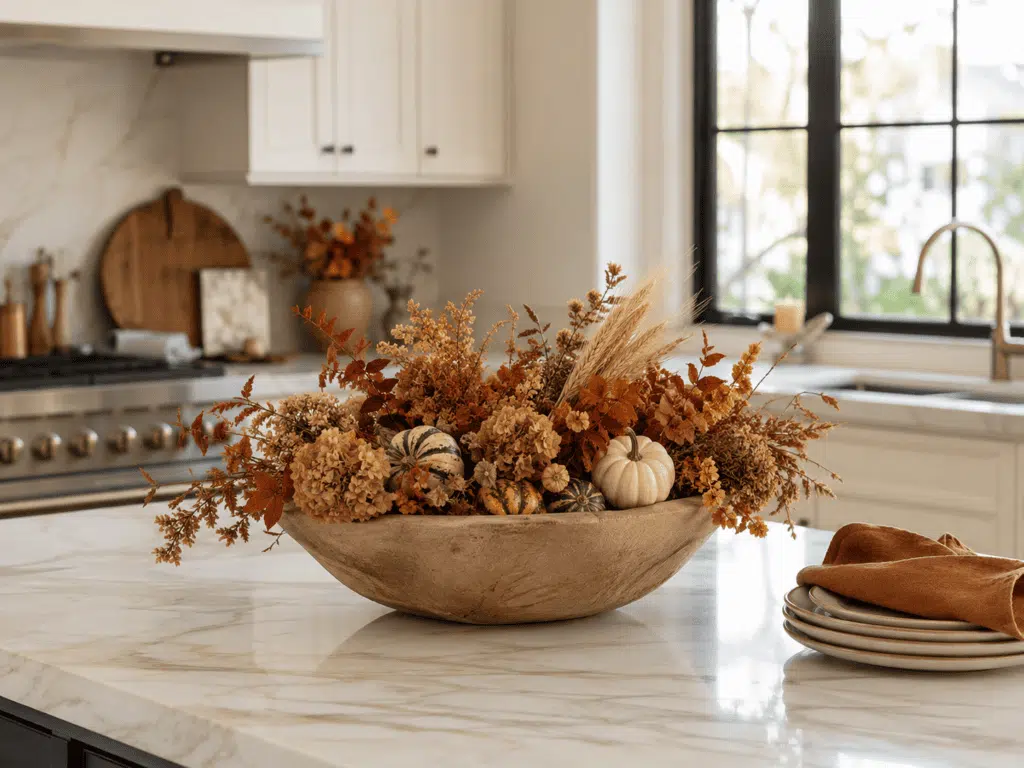 Fall Kitchen Island Decor