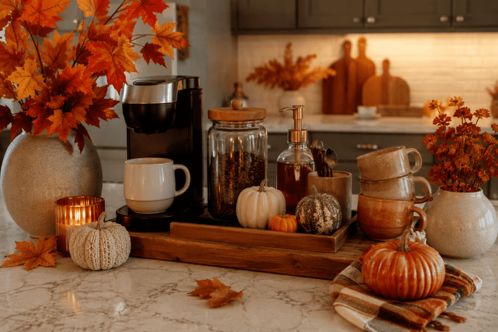 Fall Kitchen Island Decor4