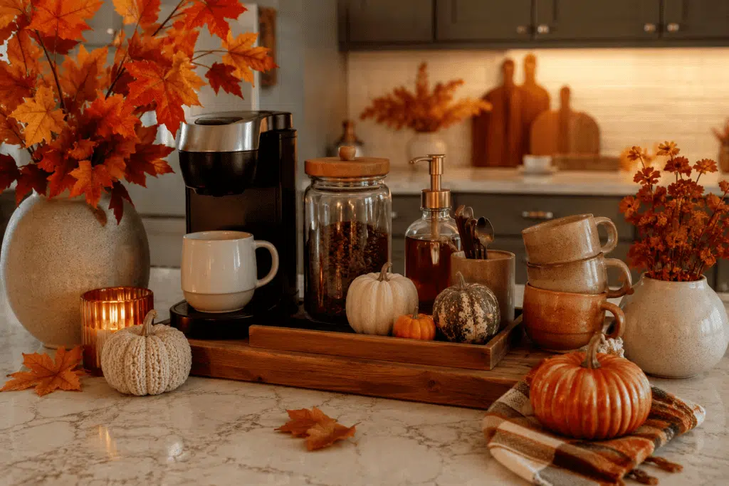 Fall Kitchen Island Decor4