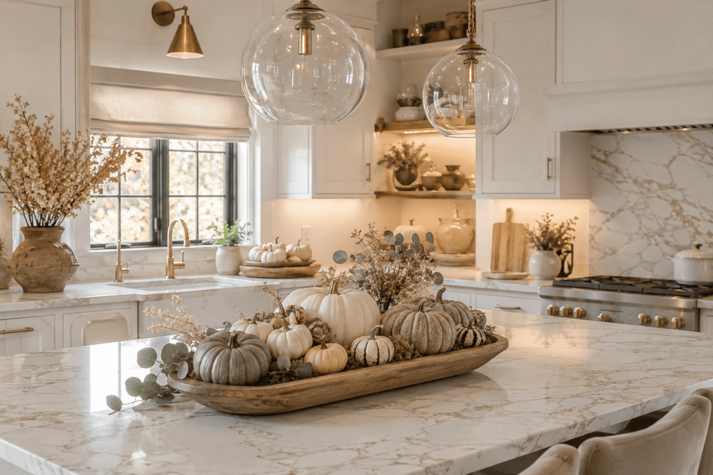 Fall Kitchen Island Decor5