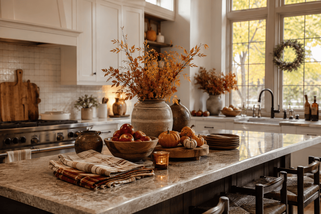 Fall Kitchen Island Decor14