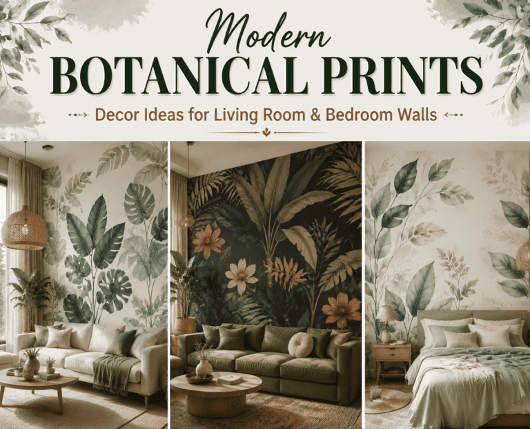 botanical prints decor