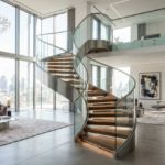 Penthouse Spiral Staircase Designs