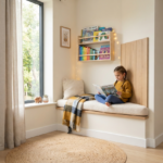 Cozy window reading nook 9