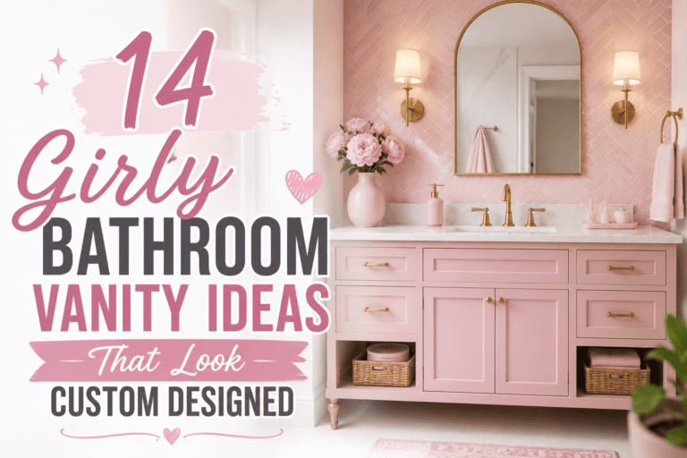 Girly bathroom vanity ideas 1