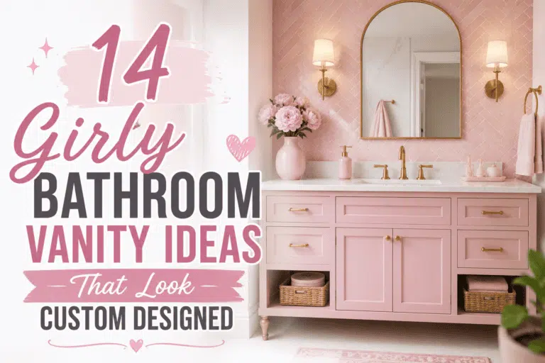 Girly bathroom vanity ideas 1