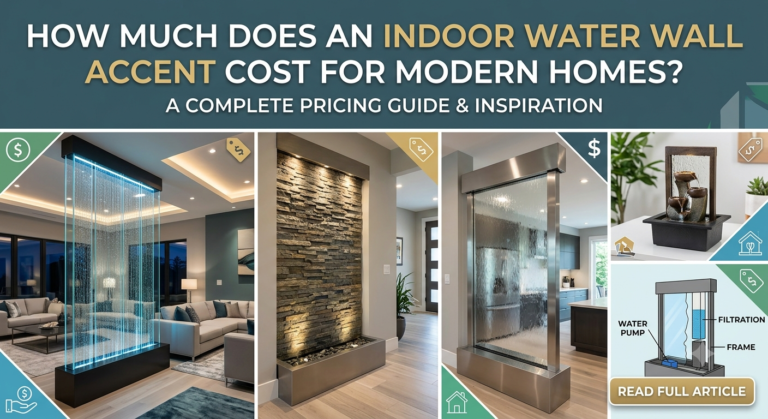 Indoor water wall cost 1