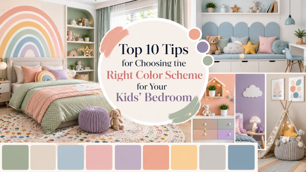 Kids bedroom color scheme 1