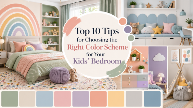 Kids bedroom color scheme 1