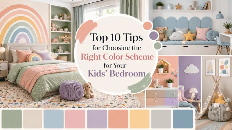 Kids bedroom color scheme 1