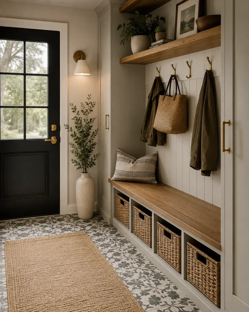 designer mudroom