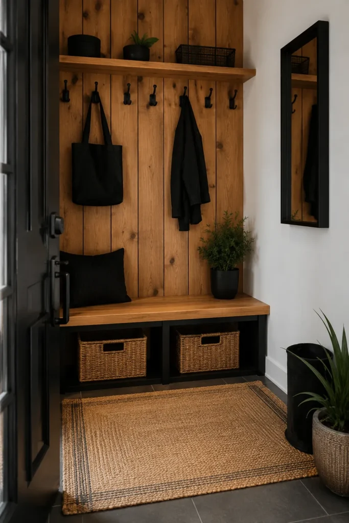 Black And Wood Home Decor
