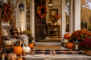 Cozy Fall Doorway Decor Ideas