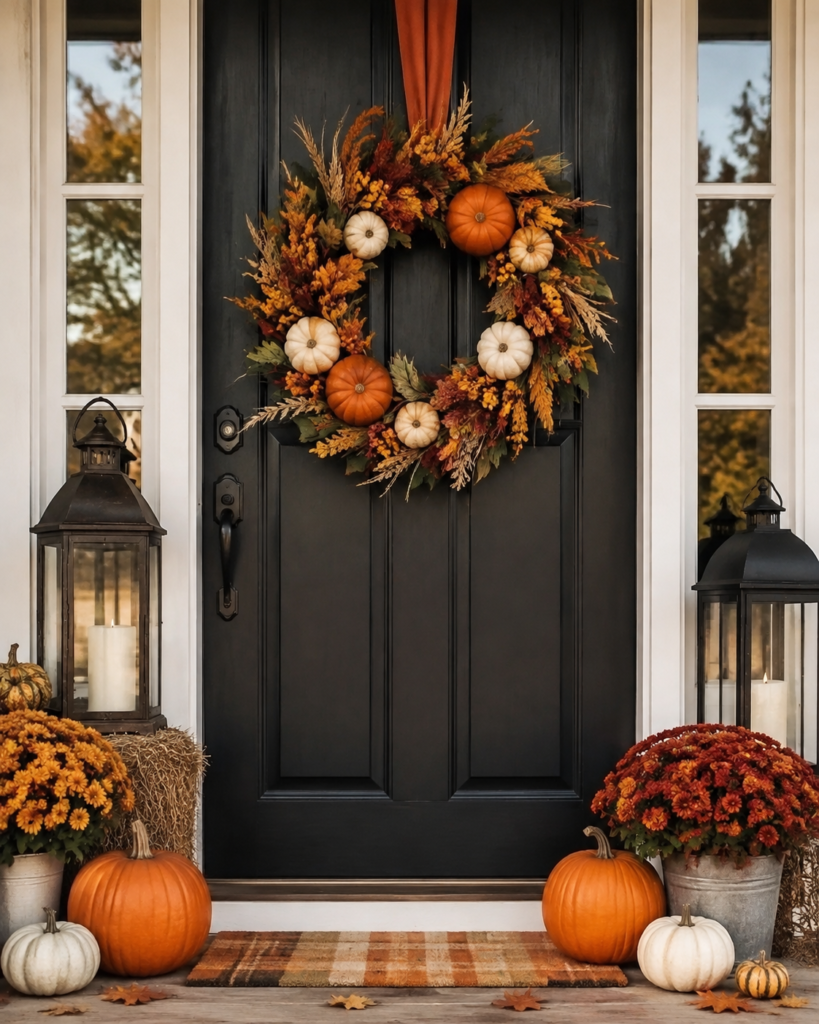 Fall Doorway Decor Ideas