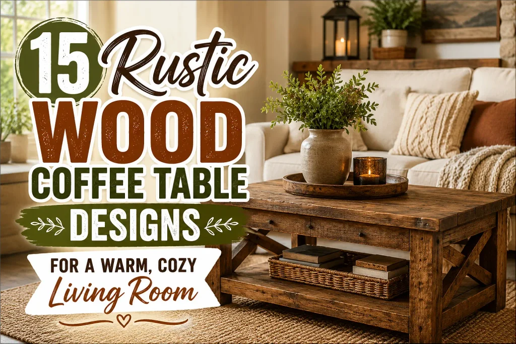 Rustic Wood Coffee Table