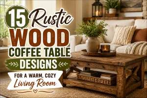 Rustic Wood Coffee Table