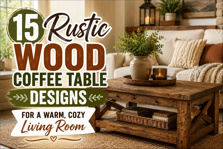 Rustic Wood Coffee Table